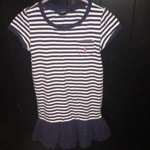 RALPH LAUREN, GIRLS SIZE 4 SLEEVELESS DRESS